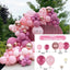 Pink Macaron Balloon Garland Arch Kit Wedding Birthday Party Decor Kids Baby Shower Latex Ballon Chain Wedding Party Baloon - Slobuy