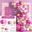 Pink Macaron Balloon Garland Arch Kit Wedding Birthday Party Decor Kids Baby Shower Latex Ballon Chain Wedding Party Baloon - Slobuy