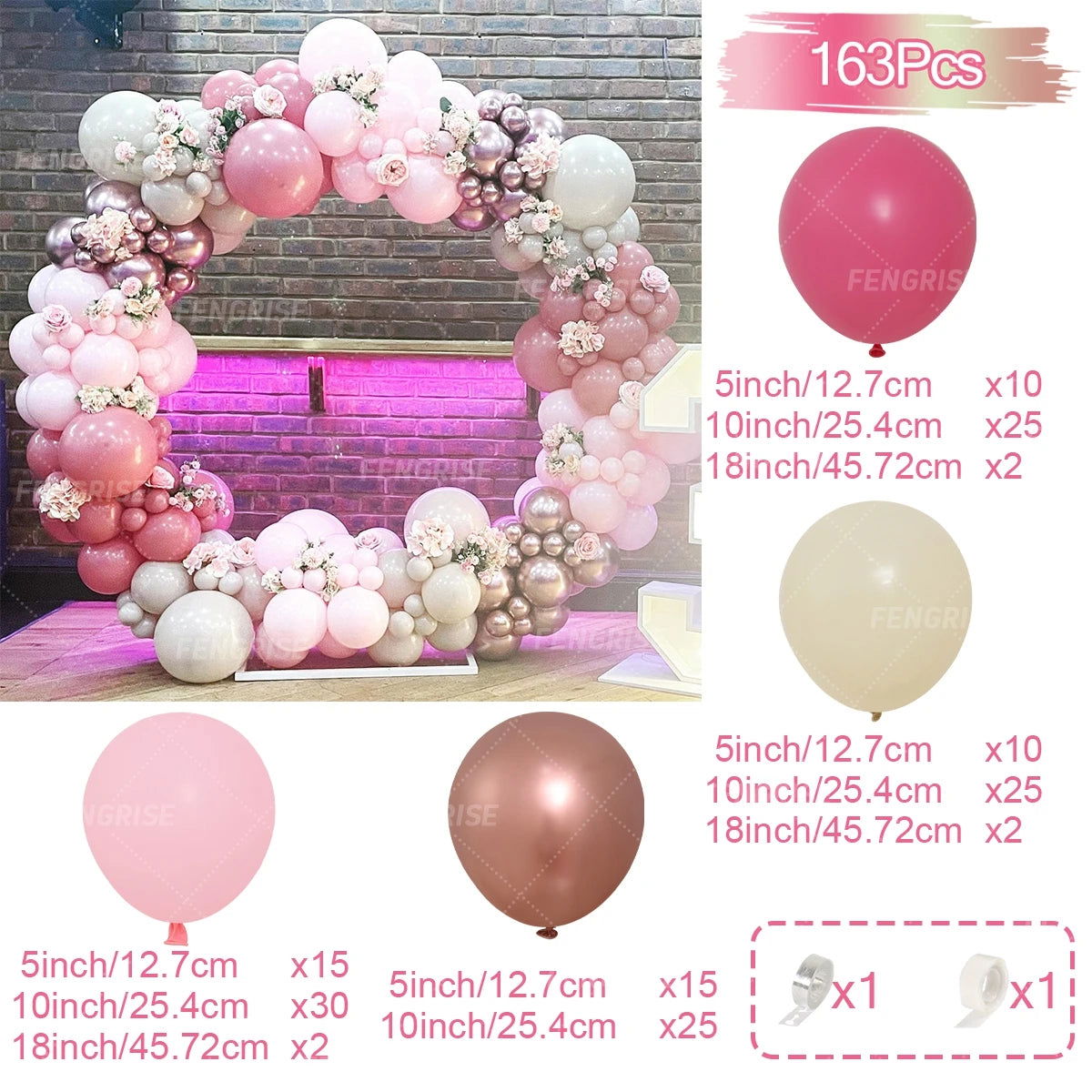 Pink Macaron Balloon Garland Arch Kit Wedding Birthday Party Decor Kids Baby Shower Latex Ballon Chain Wedding Party Baloon - Slobuy