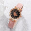 Pink Pearl Butterfly Watches for Women Fashion Rhinestone Casual Bracelet Watch Simple Female Clock Ladies Quartz Wristwatches - Slobuy