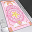 Pink Sakura Card Captor Desk Mat Gaming Accessories Mouse Mats Kawaii Keyboard Mousepad Gamer Extended Pad Mouse Pads Table Mat - Slobuy