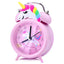 Pink Unicorn Kids Alarm Clock Double Bell Clock with Backlight Cute Desk Clock Home Decoration Будильник Kid Gifts reveil enfant - Slobuy