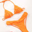Pleated Brazilian Folds Bikini Set, Sexy Micro Bikinis, 2023 Women Swimsuit, Female Triangle Swimwear, Beach Wear Bathing Suit - Slobuy
