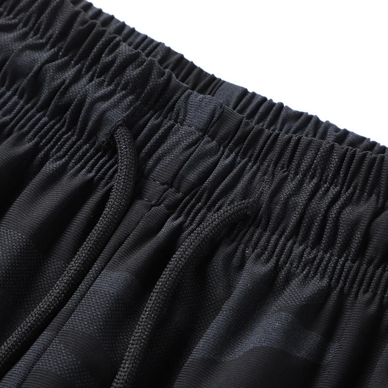 Plus Size Running Shorts Men Camouflage Basketball Sport Gym Mesh Breathable Shorts Fitness Training Workout Bottom Male Casual - Slobuy