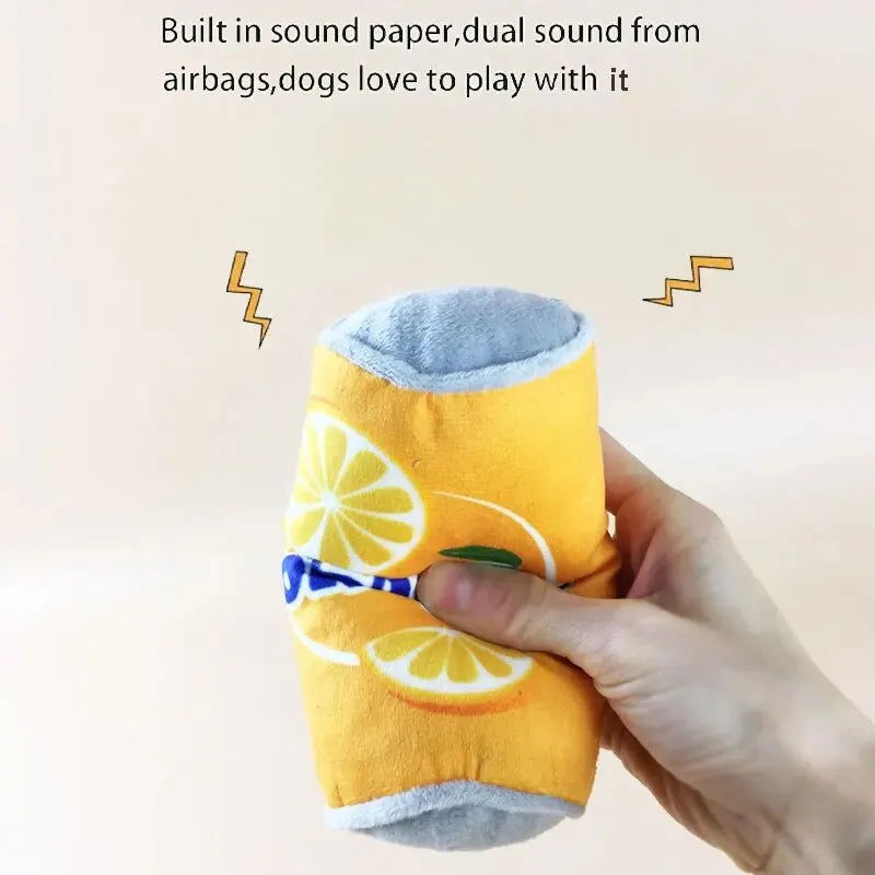 Plush Dog Winebottle Chew Sound Soft Beer Bottle Toy Funny Bite-Resistant Squeaky Relieve Boredom - Slobuy