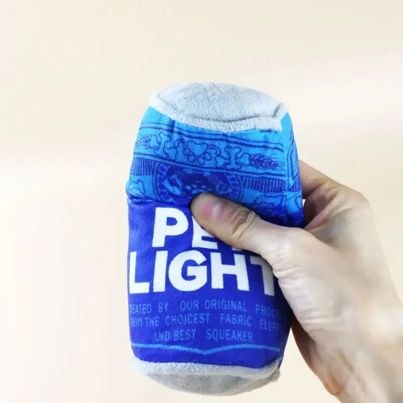 Plush Dog Winebottle Chew Sound Soft Beer Bottle Toy Funny Bite-Resistant Squeaky Relieve Boredom - Slobuy