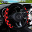 Plush Plaid Car without Inner Ring Steering Wheel Cover Comfortable Warm Soft Automotive Supplies Interior Suitable for 37-38cm - Slobuy