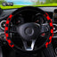 Plush Plaid Car without Inner Ring Steering Wheel Cover Comfortable Warm Soft Automotive Supplies Interior Suitable for 37-38cm - Slobuy