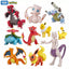Pokemon 4-13Cm New Cartoons Movie Anime Figure Pikachu Mewtwo Charmander Blastoise Gurado Pet Action Model Toy Gifts - Slobuy