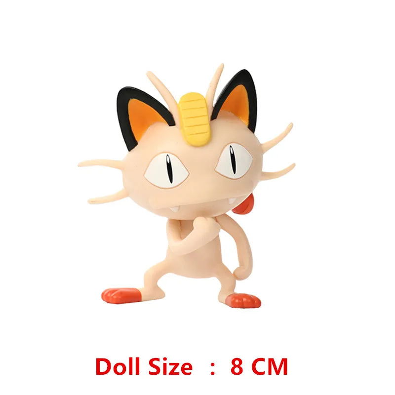 Pokemon 4-13Cm New Cartoons Movie Anime Figure Pikachu Mewtwo Charmander Blastoise Gurado Pet Action Model Toy Gifts - Slobuy