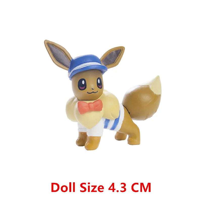 Pokemon 4-13Cm New Cartoons Movie Anime Figure Pikachu Mewtwo Charmander Blastoise Gurado Pet Action Model Toy Gifts - Slobuy