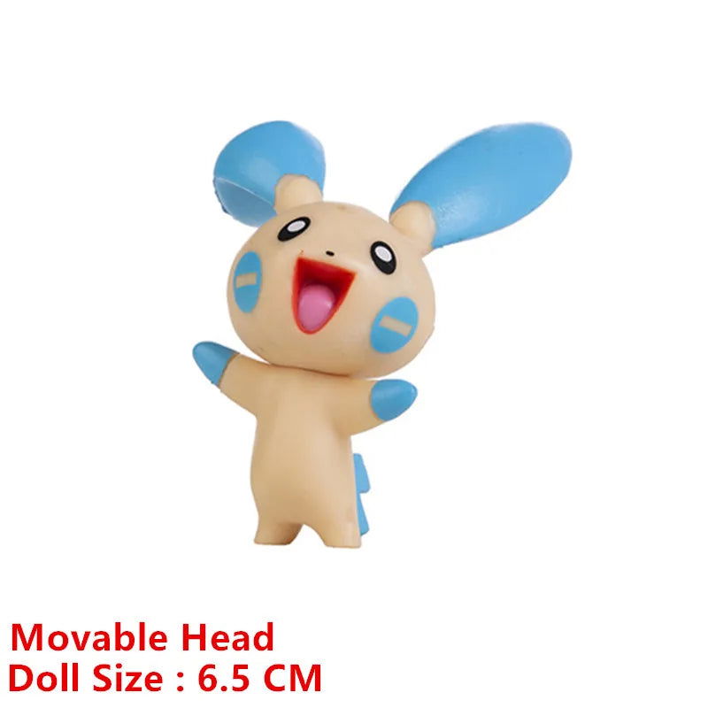 Pokemon 4-13Cm New Cartoons Movie Anime Figure Pikachu Mewtwo Charmander Blastoise Gurado Pet Action Model Toy Gifts - Slobuy