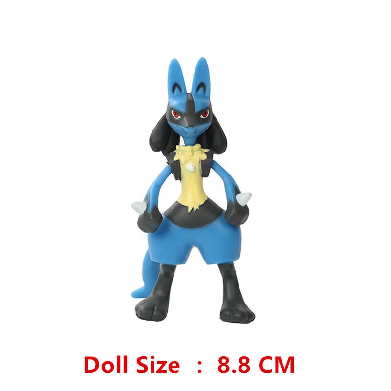 Pokemon 4-13Cm New Cartoons Movie Anime Figure Pikachu Mewtwo Charmander Blastoise Gurado Pet Action Model Toy Gifts - Slobuy