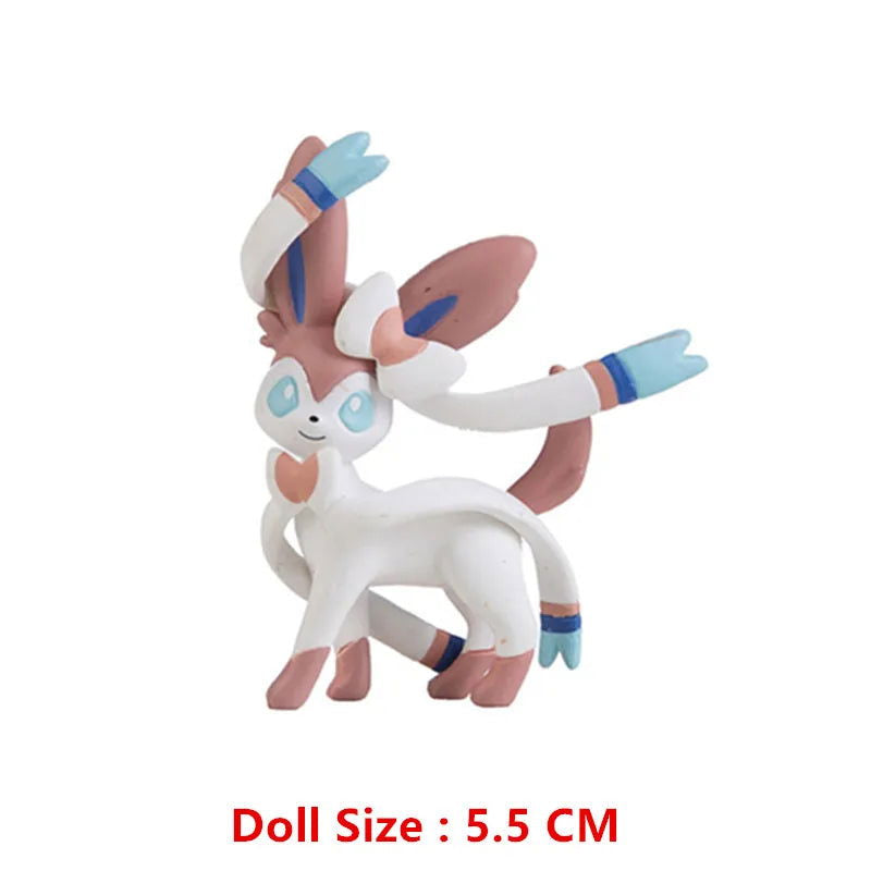 Pokemon 4-13Cm New Cartoons Movie Anime Figure Pikachu Mewtwo Charmander Blastoise Gurado Pet Action Model Toy Gifts - Slobuy