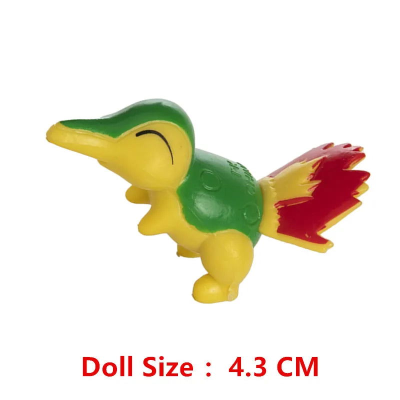Pokemon 4-13Cm New Cartoons Movie Anime Figure Pikachu Mewtwo Charmander Blastoise Gurado Pet Action Model Toy Gifts - Slobuy