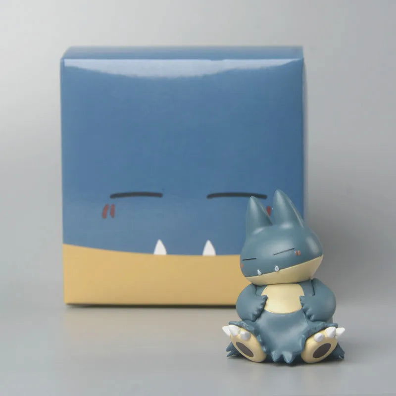 Pokemon Cute Psyduck Snorlax Gonbe Sleeping Ver. Cute Action Figure Toys 6-7cm - Slobuy
