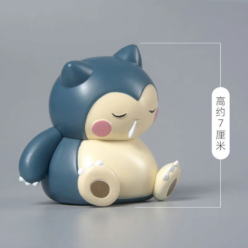 Pokemon Cute Psyduck Snorlax Gonbe Sleeping Ver. Cute Action Figure Toys 6-7cm - Slobuy