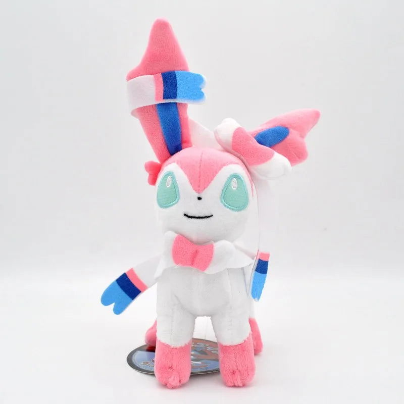 Pokemon Plush Toys Eevee Evolution Sylveon Flareon Jolteon Umbreon Vaporeon Pikachu Stuffed Animal Soft Dolls Kids Baby Gift - Slobuy