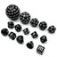 Polyhedral Dice Set DND Cubes POP D3-D100 Acrylic Dice Sets 15 Pcs With Cloth Bag For Gift DND Game RPG Board Game Accessories - Slobuy
