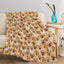Pomeranian Throw Blanket Fuzzy Dog Blanket for Kids Pomeranian Gifts for Pomeranian Lovers Cozy Blanket for Couch Sofa Bed - Slobuy