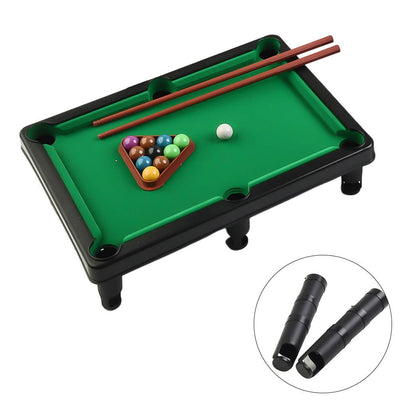 Pool Table Playset Top Game Table Cue Ball Tripod For Kids Adults Portable Interactive Stress Relief Family Fun Entertainment - Slobuy