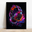 Pop Neon Video Game Character Poster Gamepad Headphones Football Basketball Canvas Print Wall Art Decor Gaming Room Decoration - Slobuy