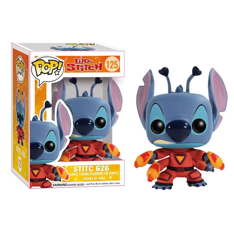 Pop SUMMER STITCH #636 Lilo & Stitch #159 #978 Scrump #128 Cute Action Figure Toys Collection Dolls Kids Gifts - Slobuy