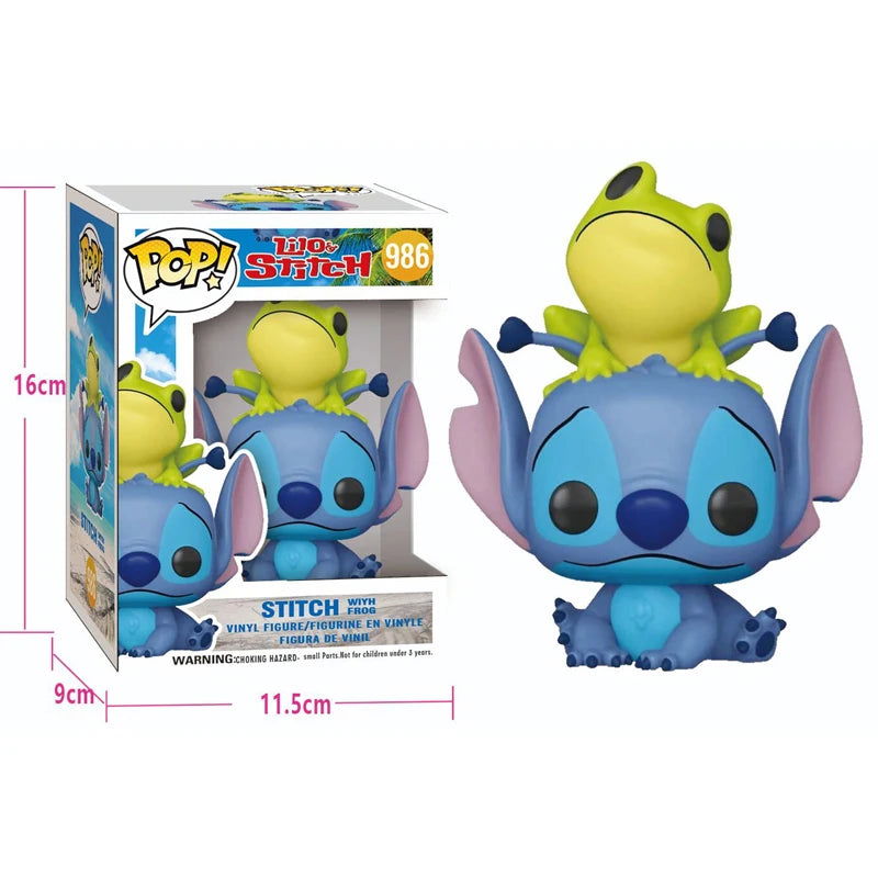 Pop SUMMER STITCH #636 Lilo & Stitch #159 #978 Scrump #128 Cute Action Figure Toys Collection Dolls Kids Gifts - Slobuy