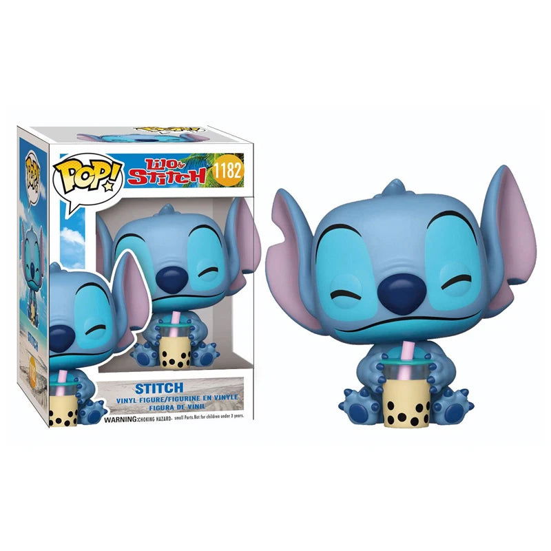 Pop SUMMER STITCH #636 Lilo & Stitch #159 #978 Scrump #128 Cute Action Figure Toys Collection Dolls Kids Gifts - Slobuy