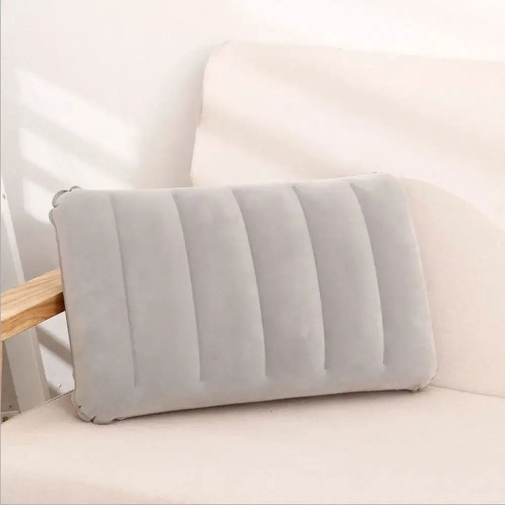 Portable Air Cushion Pillows Folding Square Inflatable Pillows Car Travel Hiking Nap Rest Cushion Outdoor Home Travel Pillow - Slobuy
