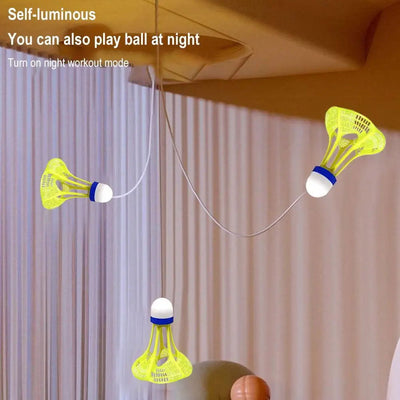 Portable Badminton Trainer Badminton Practice Robot Self-study Training Rebound Badminton Tool Professional Shuttlecock Supplies - Slobuy