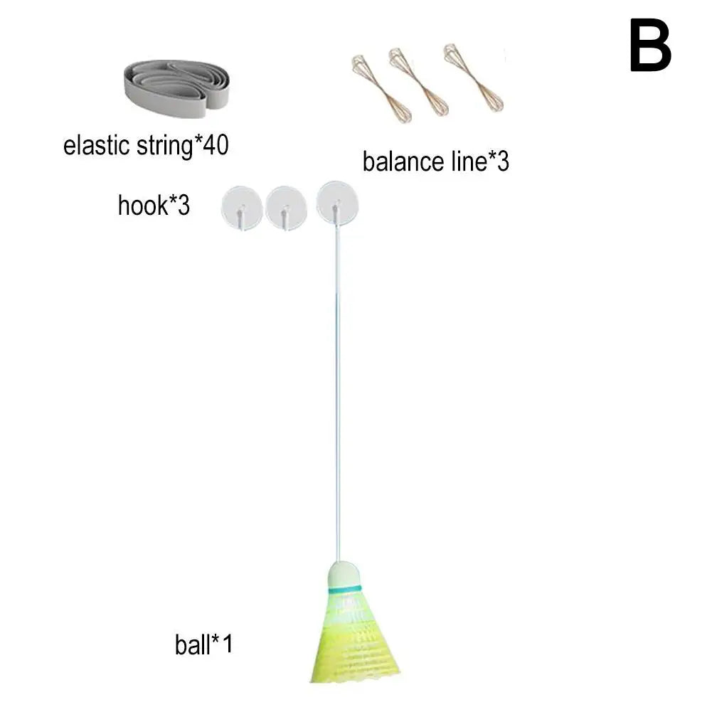 Portable Badminton Trainer Badminton Practice Robot Self-study Training Rebound Badminton Tool Professional Shuttlecock Supplies - Slobuy