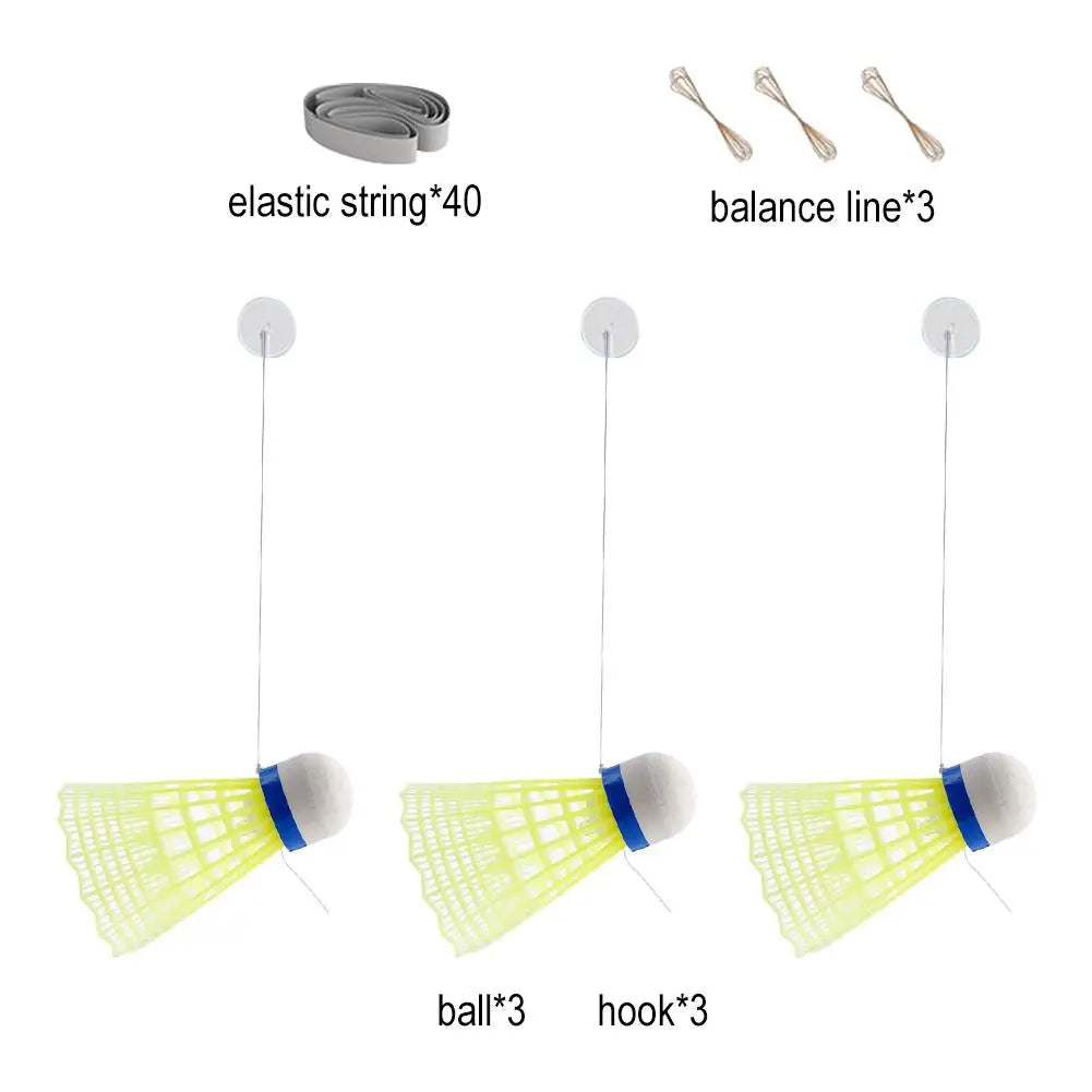 Portable Badminton Trainer Badminton Practice Robot Self-study Training Rebound Badminton Tool Professional Shuttlecock Supplies - Slobuy