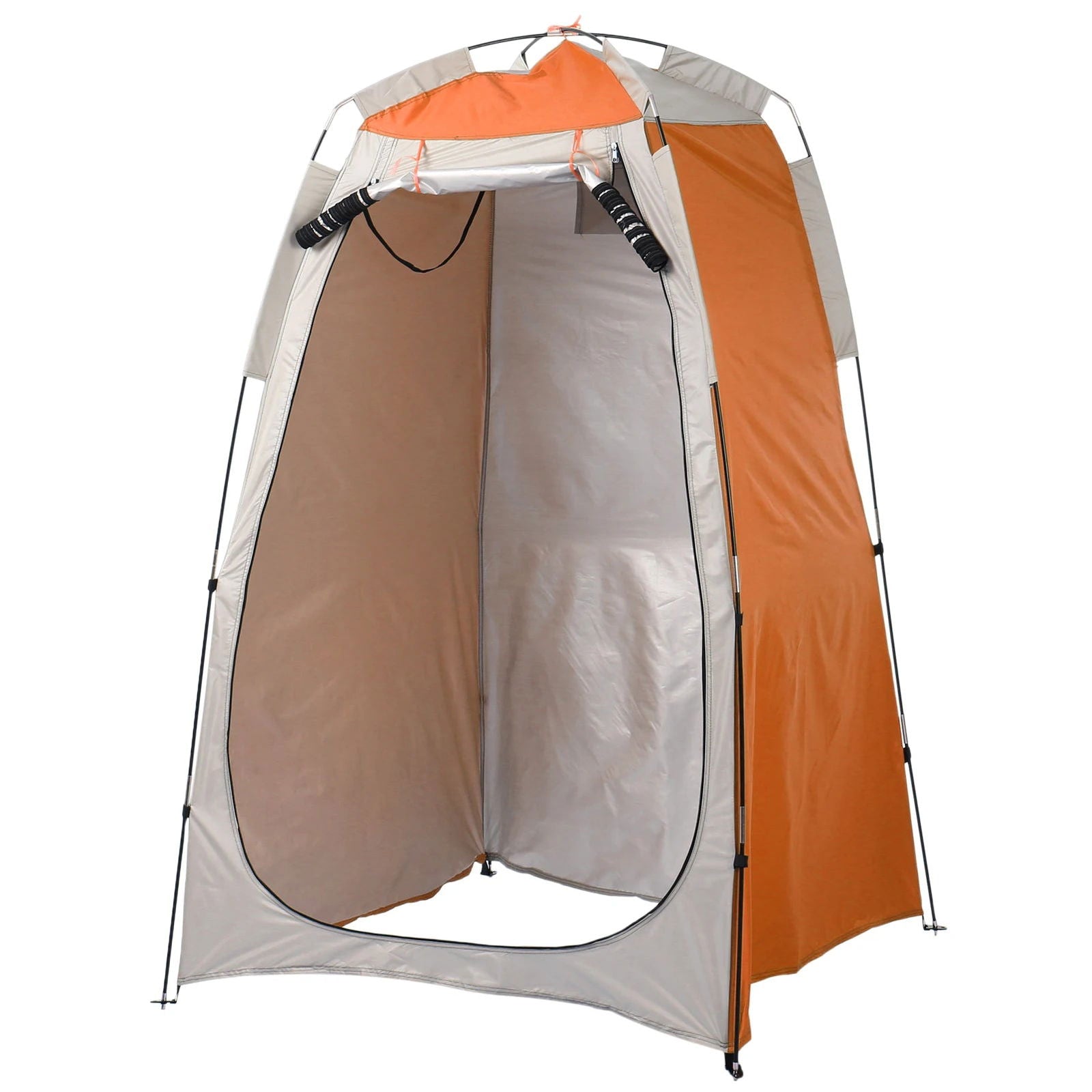 Portable Beach Shower Toilet Changing Tent Sun Rain Shelter Privacy Shelter Tent with Window for Outdoor Camping Bathroom - Slobuy