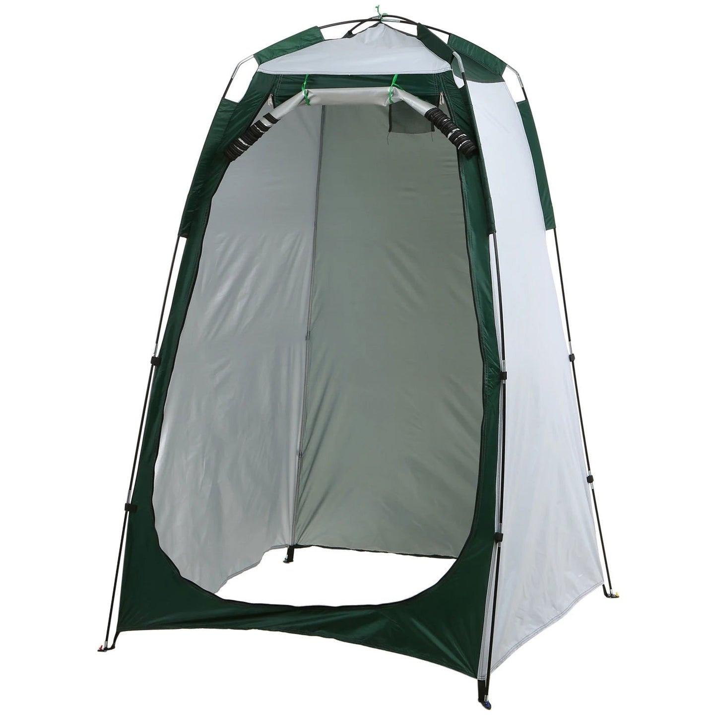 Portable Beach Shower Toilet Changing Tent Sun Rain Shelter Privacy Shelter Tent with Window for Outdoor Camping Bathroom - Slobuy