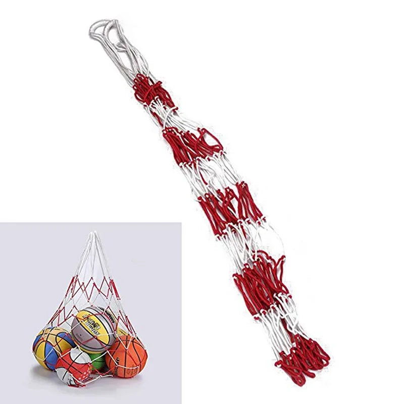 Portable Carry Net Bag Balls Volleyball Outdoor Durable Standard Nylon Thread Soccer Basketball Hoop Mesh Net - Slobuy