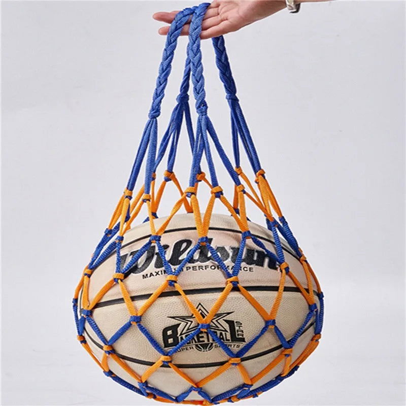 Portable Carry Net Bag Balls Volleyball Outdoor Durable Standard Nylon Thread Soccer Basketball Hoop Mesh Net - Slobuy