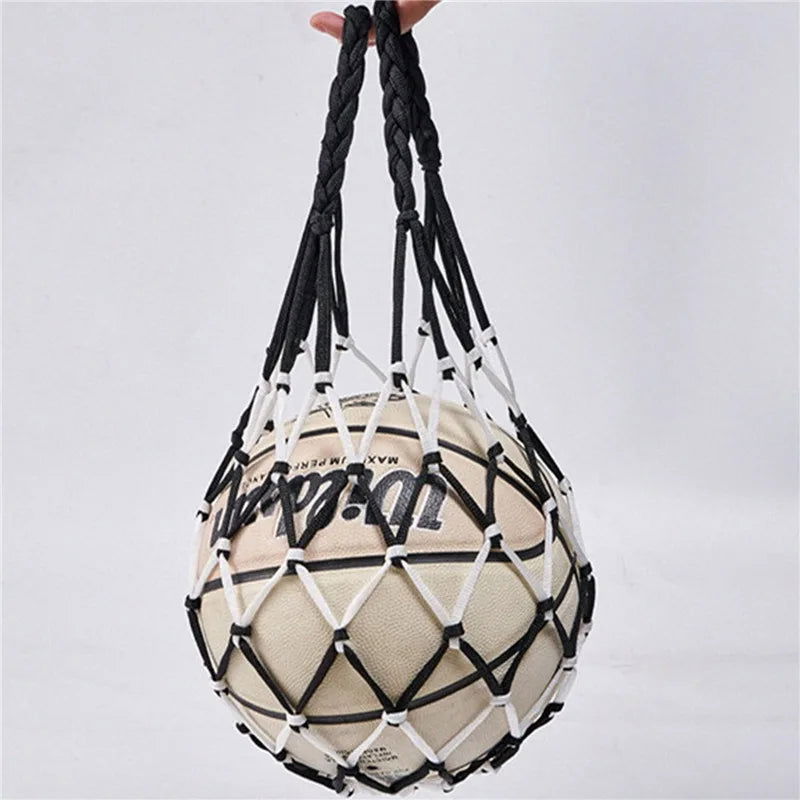 Portable Carry Net Bag Balls Volleyball Outdoor Durable Standard Nylon Thread Soccer Basketball Hoop Mesh Net - Slobuy