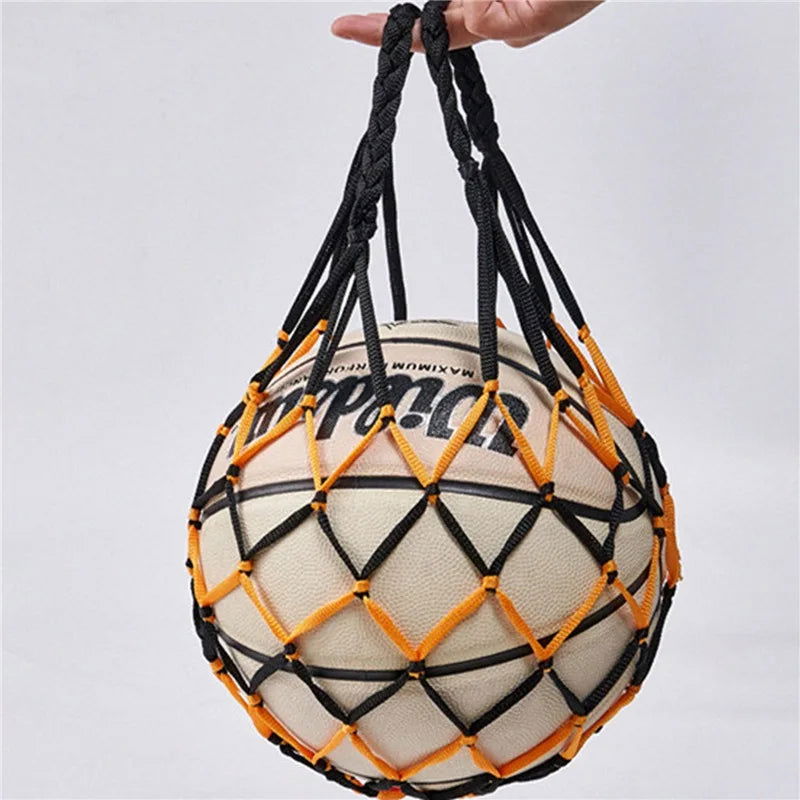 Portable Carry Net Bag Balls Volleyball Outdoor Durable Standard Nylon Thread Soccer Basketball Hoop Mesh Net - Slobuy