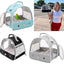 Portable Clear Bird Parrot Transport Cage Breathable Bird Carrier Travel Bag Small Pet Access Window Collapsible Outdoor Bag - Slobuy