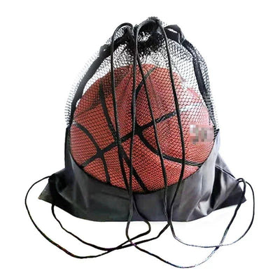 Portable Drawstring Basketball Backpack Mesh Bag Football Soccer Volleyball Ball Storage Bags Outdoor Sports Traveling Gym Yoga - Slobuy