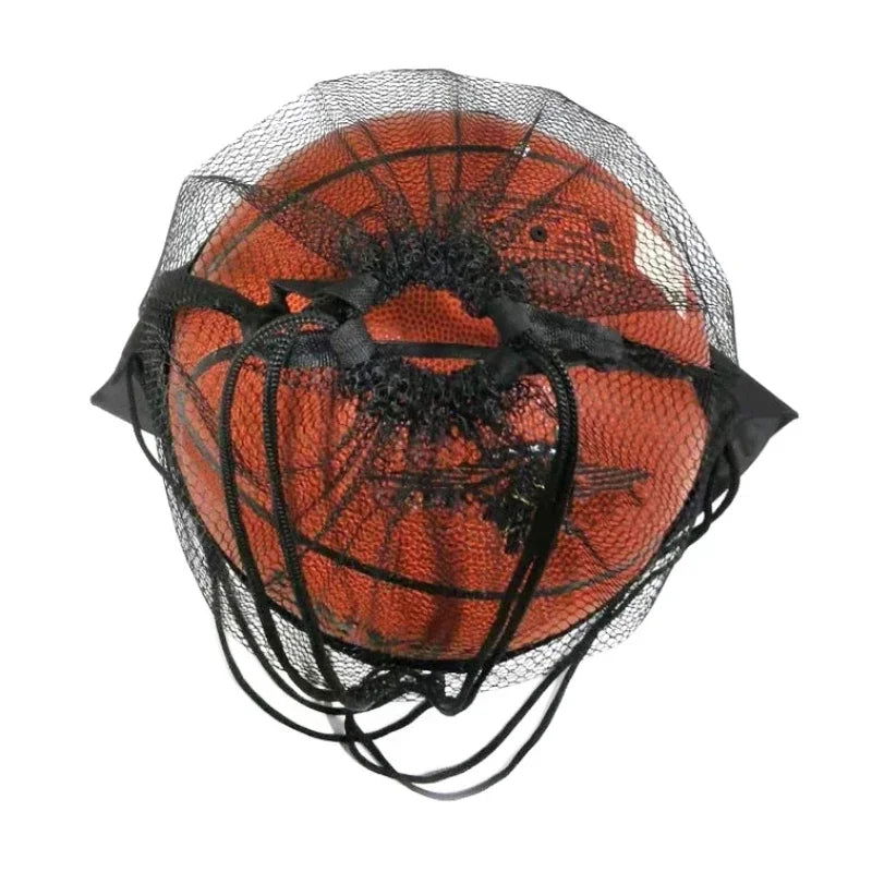 Portable Drawstring Basketball Backpack Mesh Bag Football Soccer Volleyball Ball Storage Bags Outdoor Sports Traveling Gym Yoga - Slobuy