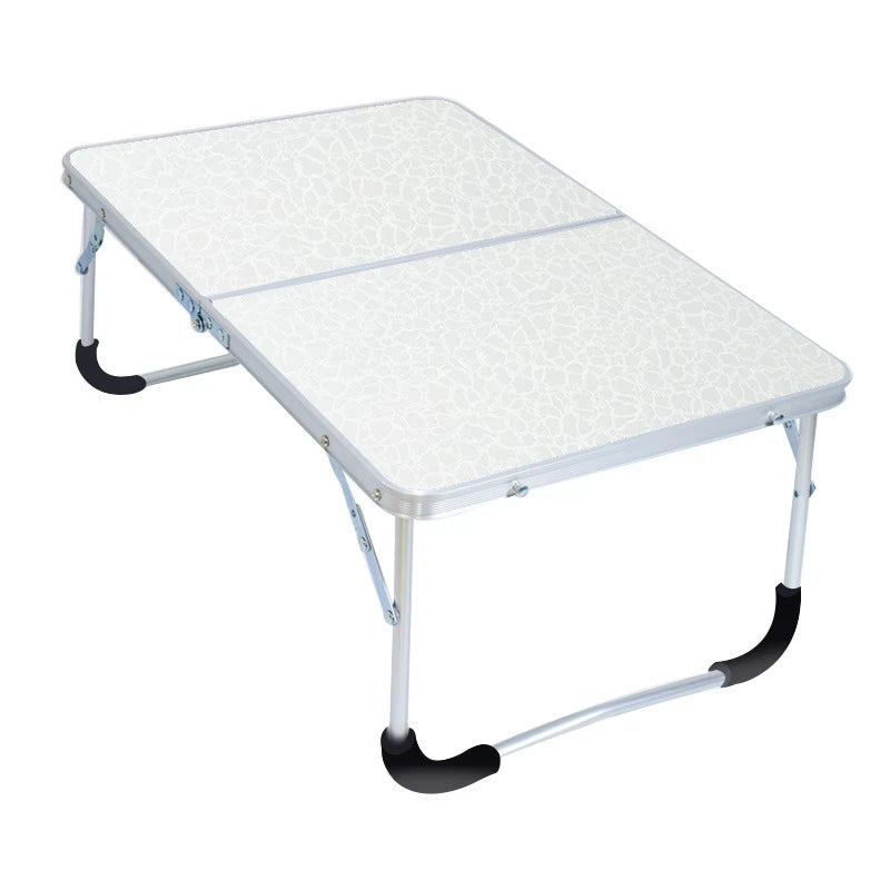 Portable Folding Laptop Desk, Mini Foldable Camping Table, Folding Picnic Table with Storage Space, Mini Lap Desk Reading Holder - Slobuy