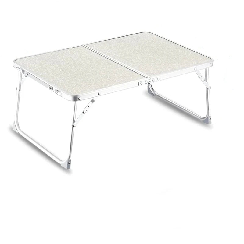 Portable Folding Laptop Desk, Mini Foldable Camping Table, Folding Picnic Table with Storage Space, Mini Lap Desk Reading Holder - Slobuy