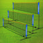 Portable Folding Standard Professional Badminton Net Indoor Outdoor Sports Volleyball Tennis Training Square Nets Mesh - Slobuy