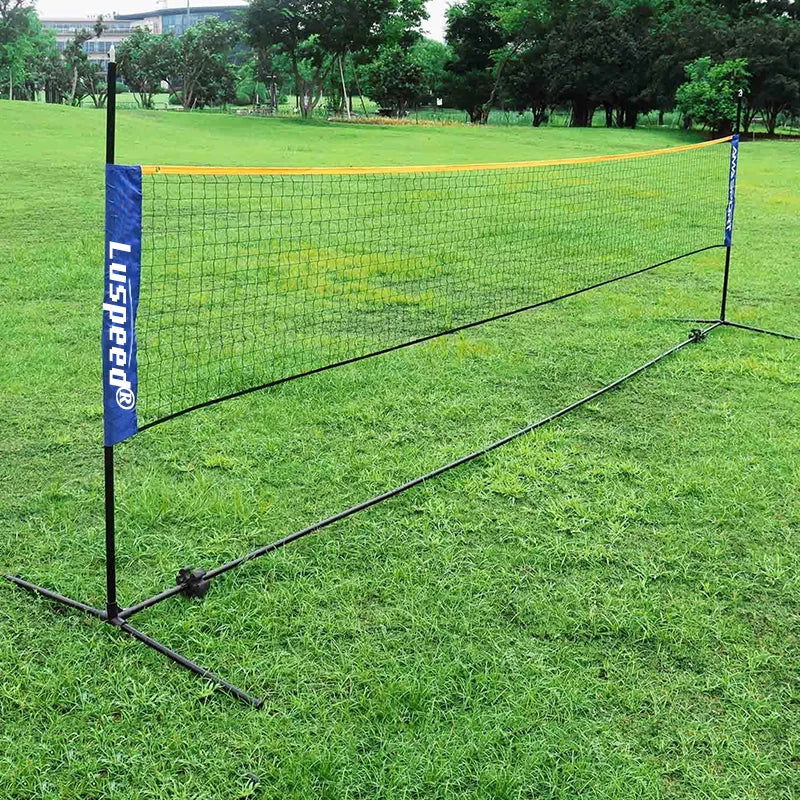 Portable Folding Standard Professional Badminton Net Indoor Outdoor Sports Volleyball Tennis Training Square Nets Mesh - Slobuy