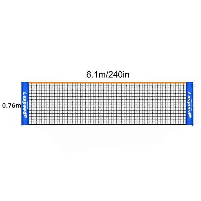 Portable Folding Standard Professional Badminton Net Indoor Outdoor Sports Volleyball Tennis Training Square Nets Mesh - Slobuy
