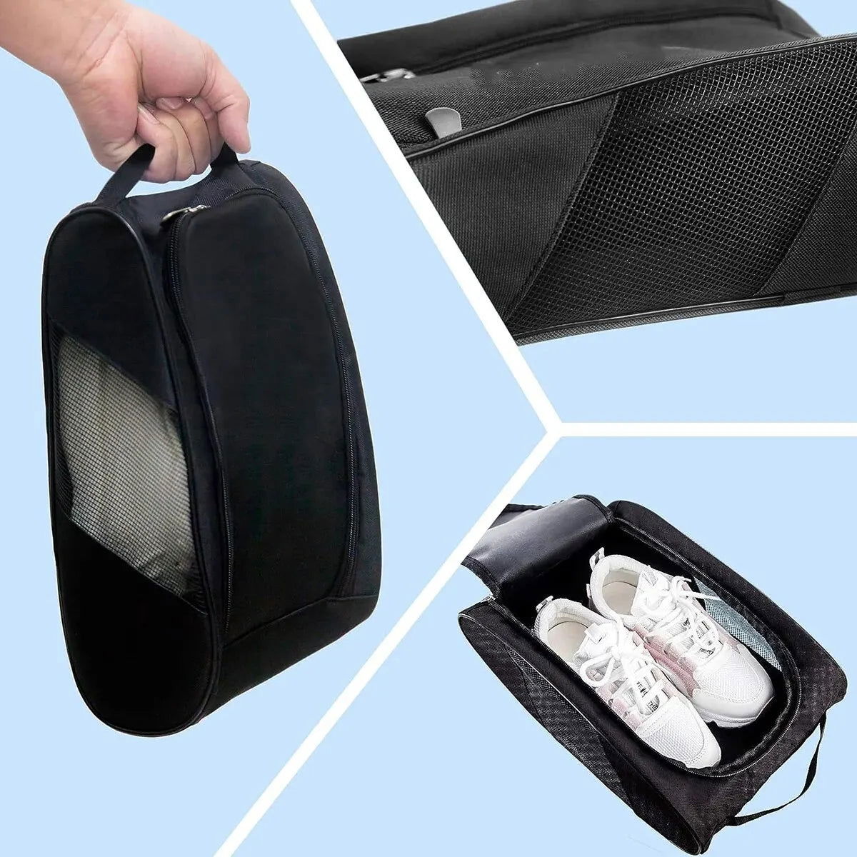 Portable Football Boot Bag, Golf Football Basketball Shoe Bag for Men Women Boys Girls - Slobuy