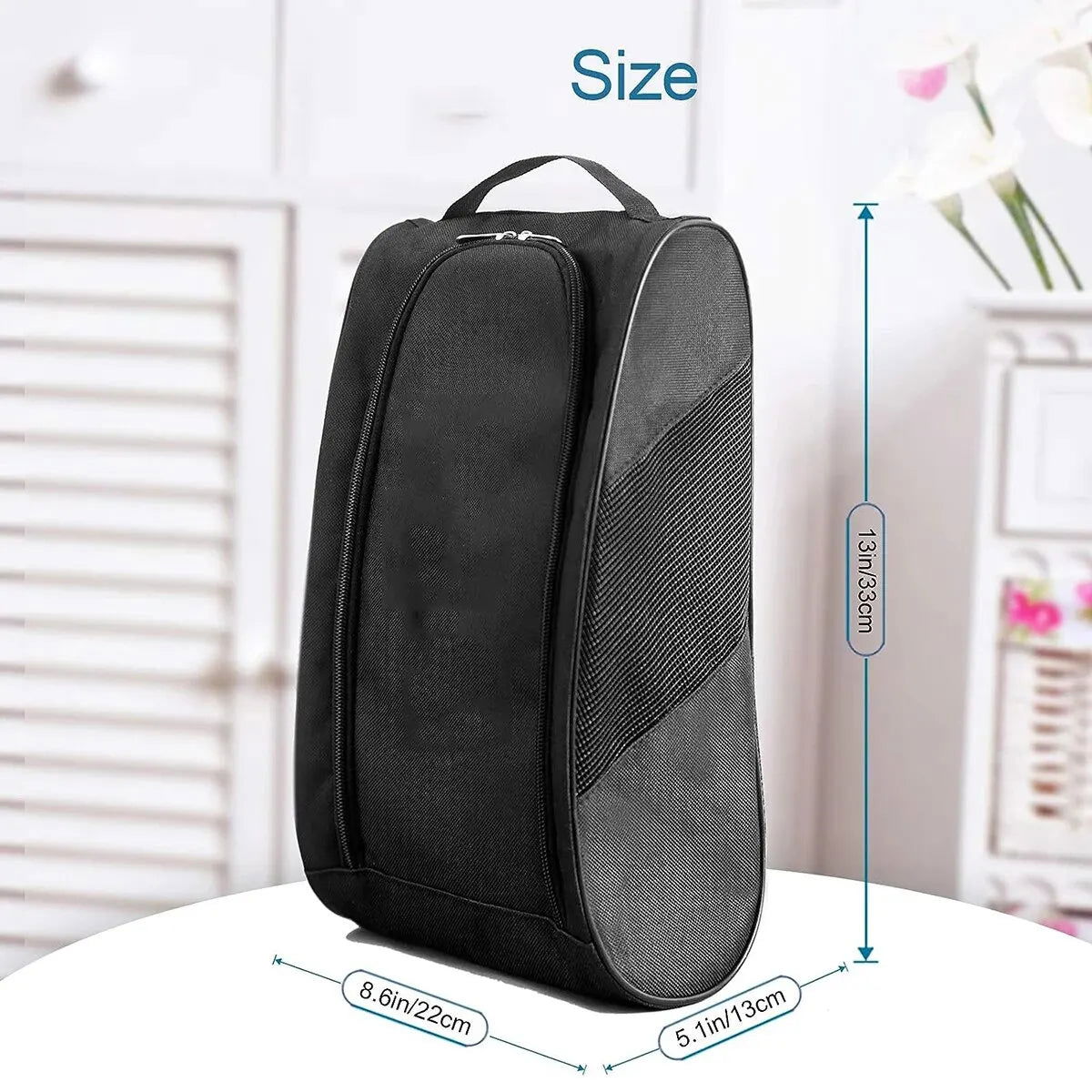 Portable Football Boot Bag, Golf Football Basketball Shoe Bag for Men Women Boys Girls - Slobuy