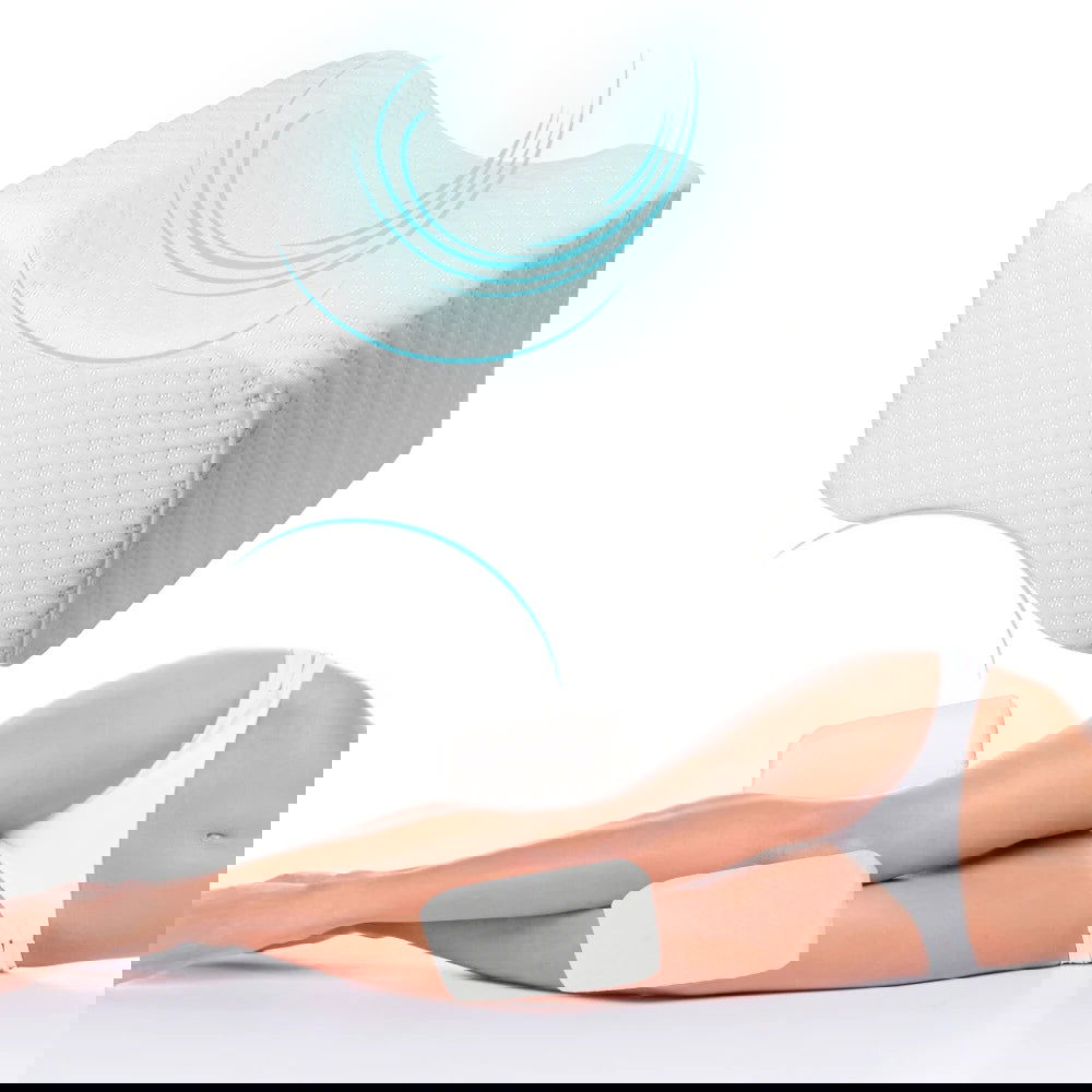 Portable Knee Pillow Rest Pillow Cushion PVC Pregnant Woman Foot Lift Lightweight Inflatable Leg Pillow - Slobuy